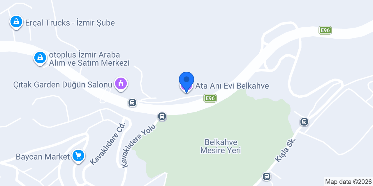 Ata Anı Evi Belkahve konumu