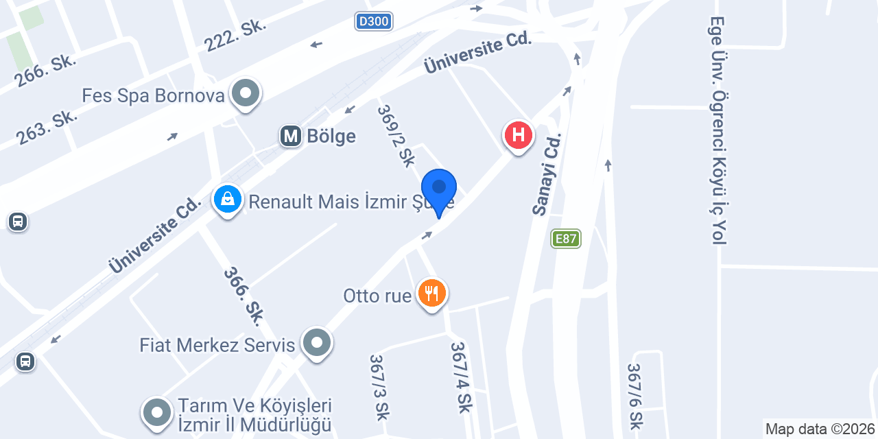 Veroni Coffee Roastery Yaşar konumu
