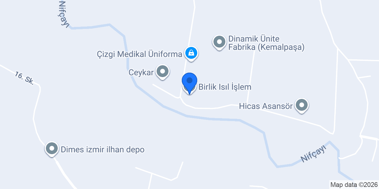 Birlik Isıl İşlem konumu