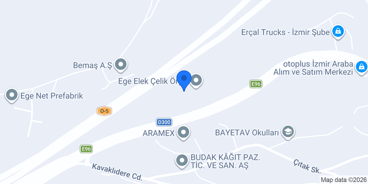 ÖZLER KALIP ve İSKELE İZMİR ŞUBE konumu