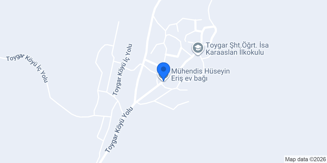 Mühendis Hüseyin Eriş ev bağı konumu