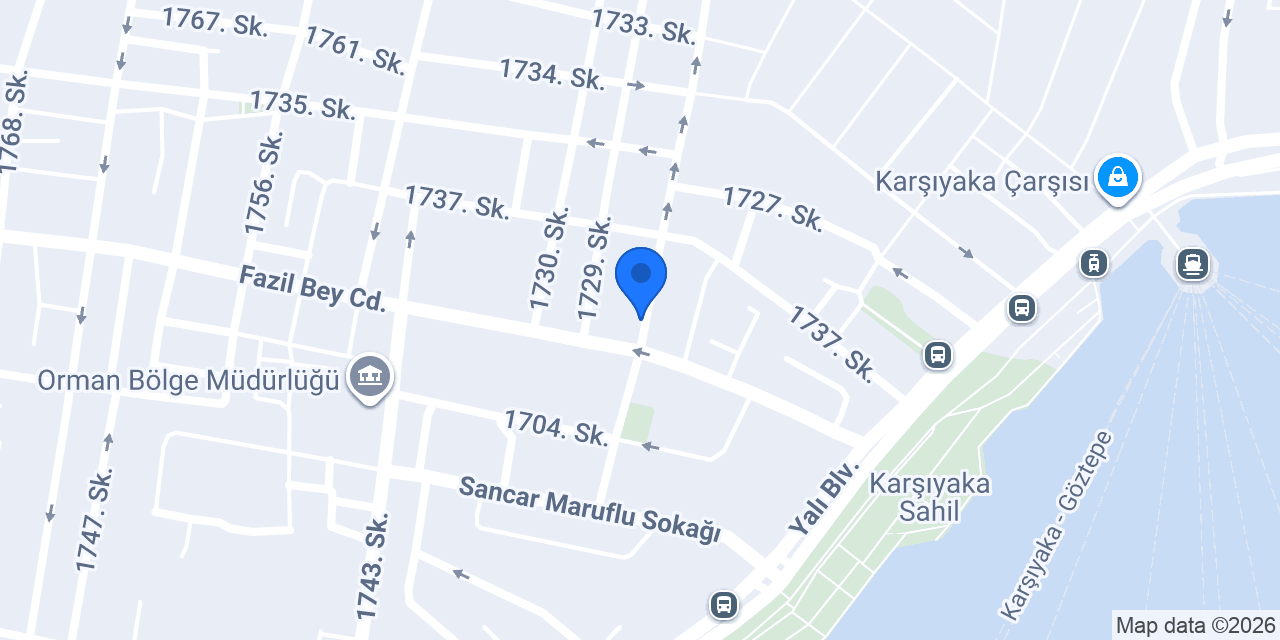 Karşıyaka Çınar eczanesi konumu