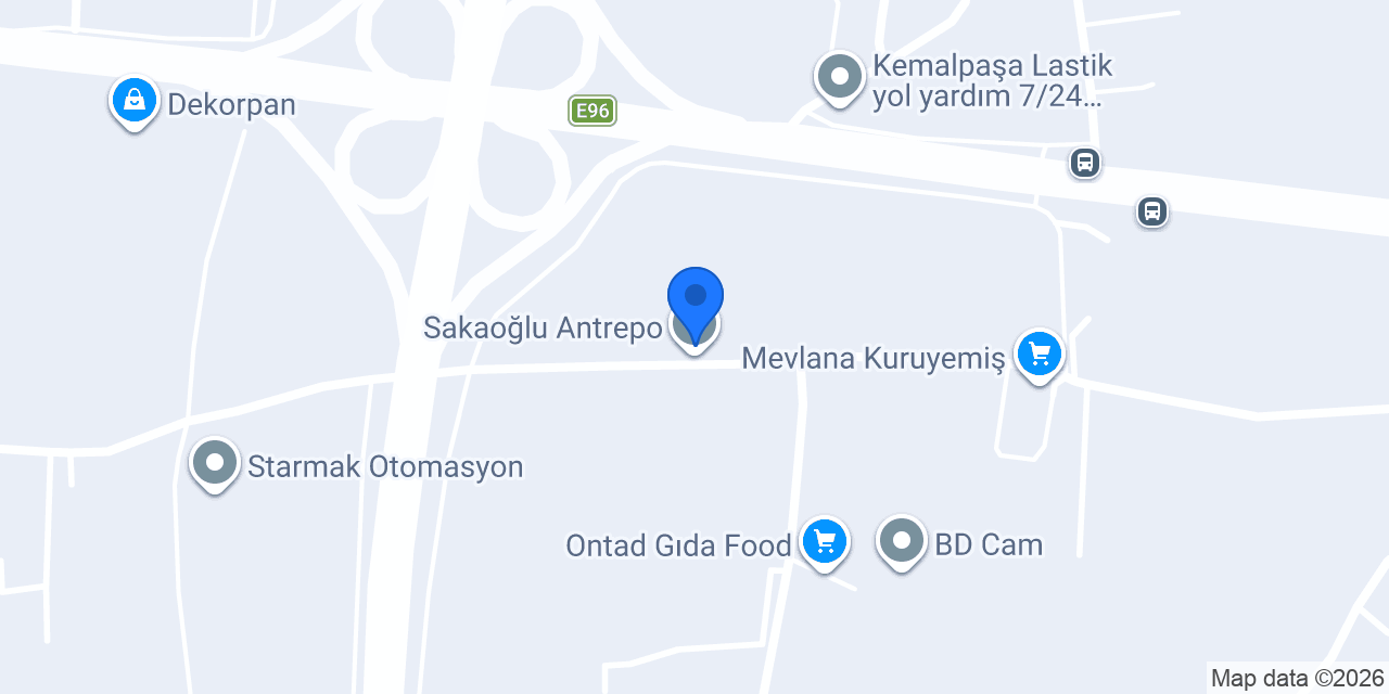 Sakaoğlu Antrepo konumu