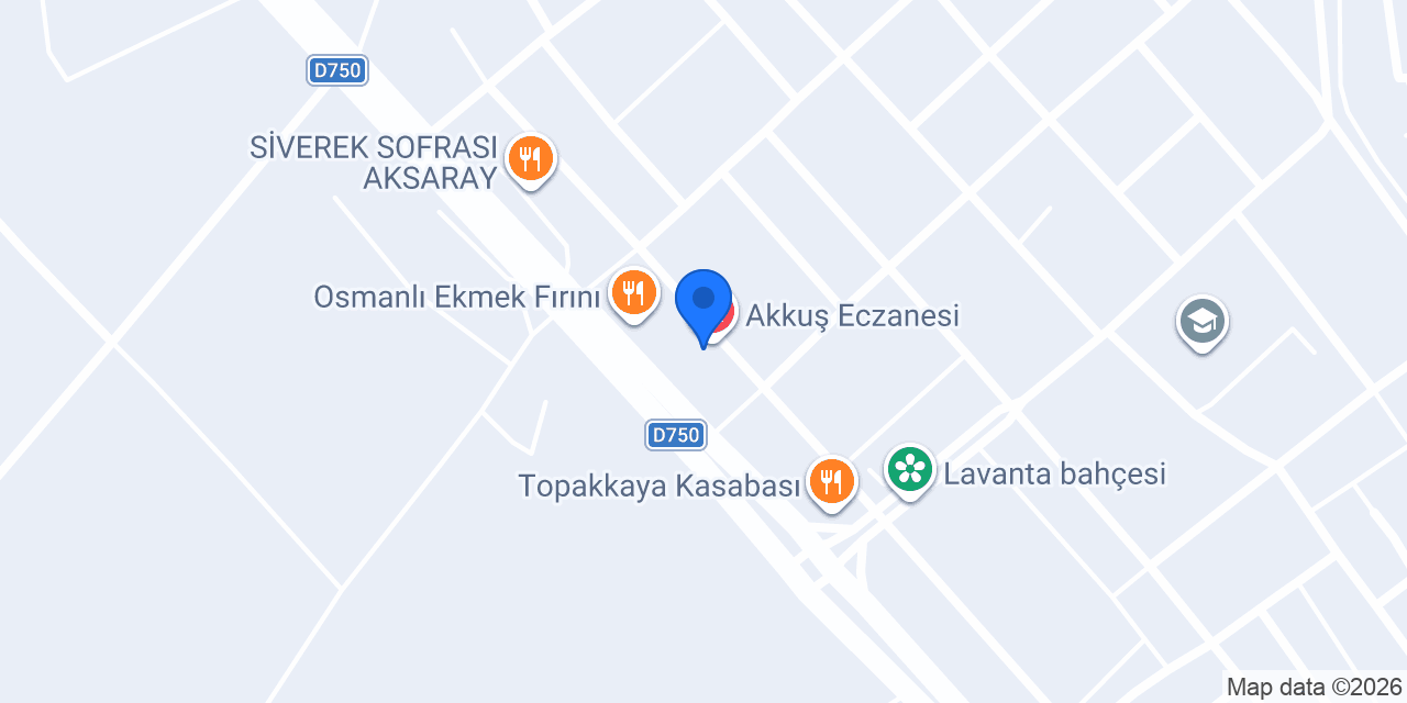 Akkuş Eczanesi konumu