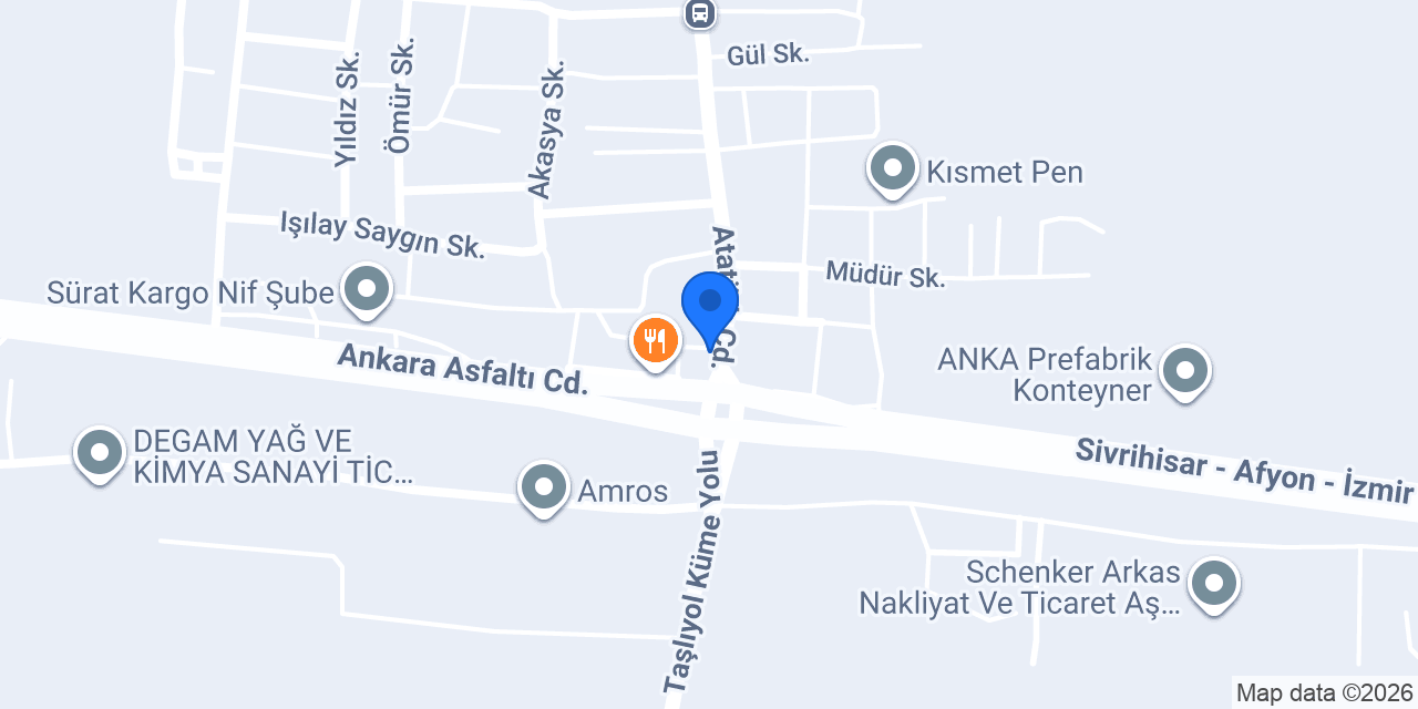 Cadde Cağ Kebap SÜTÇÜLER konumu