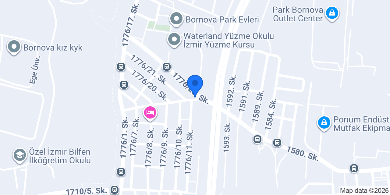 Bornova Derya Çiçekçilik konumu