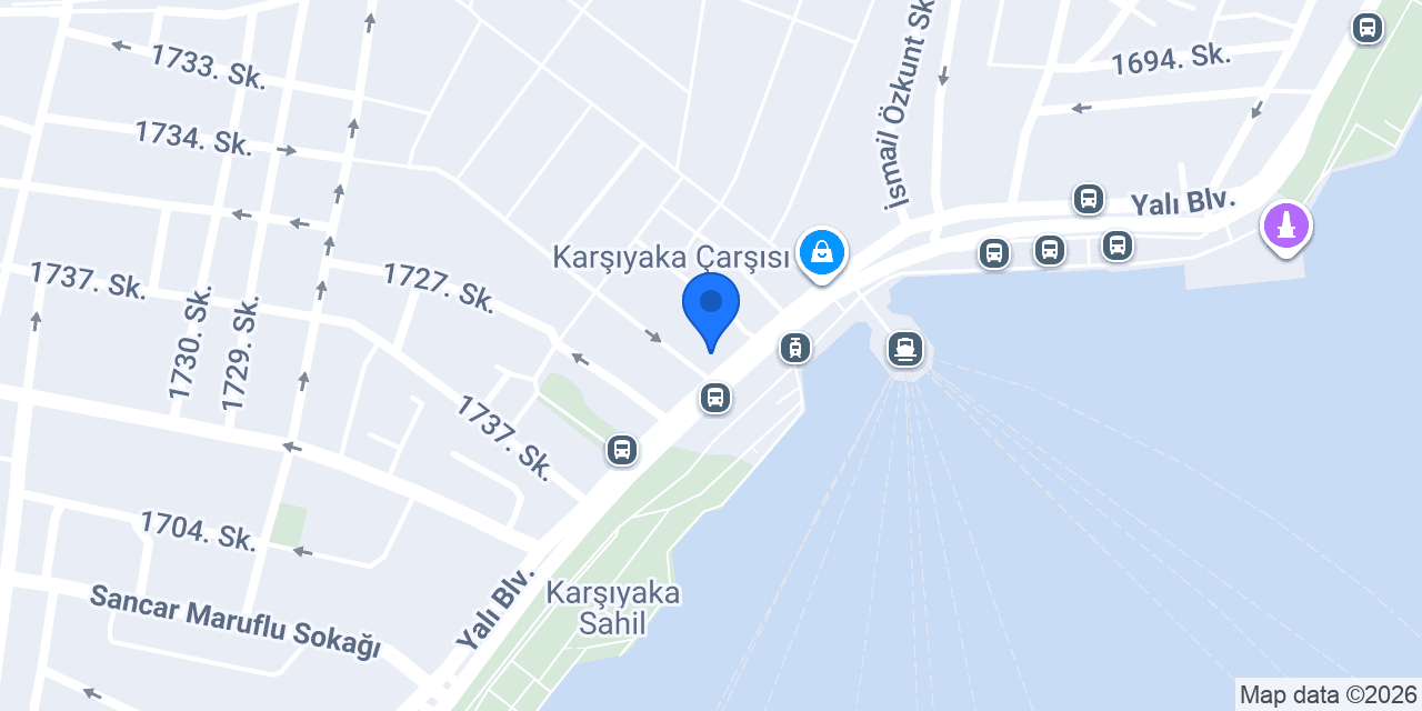 QNB Karşıyaka Şubesi konumu
