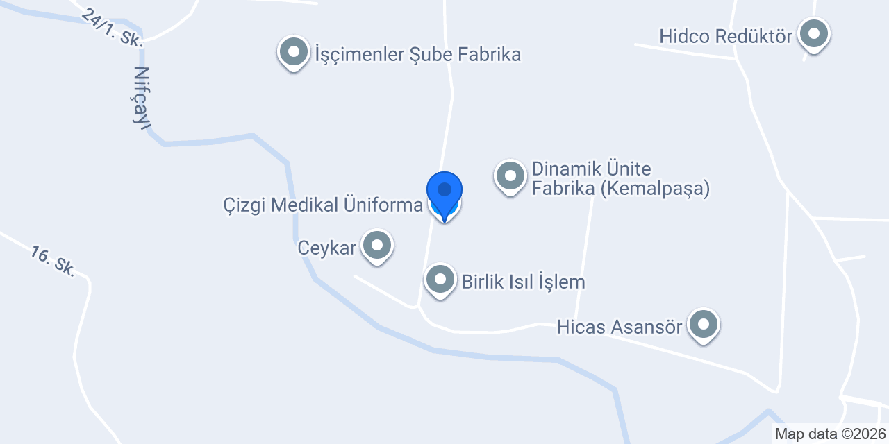 Çizgi Medikal Üniforma konumu