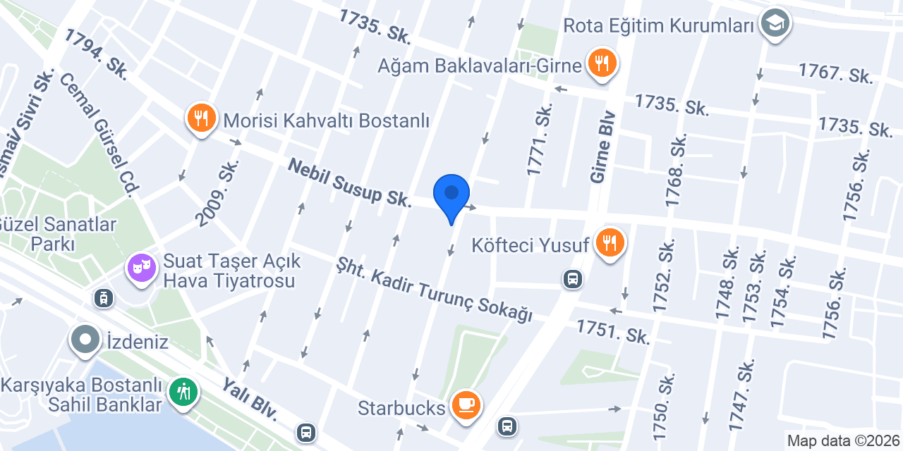 Bostanlı kardeşler tesisat konumu