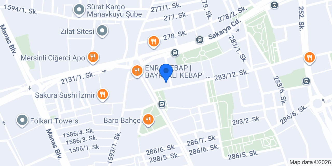 İzmir Hasar Danışmanlık - Akıncı 1 Sigorta Hasar Danışmanlığı Tic. Ltd. Şti. konumu