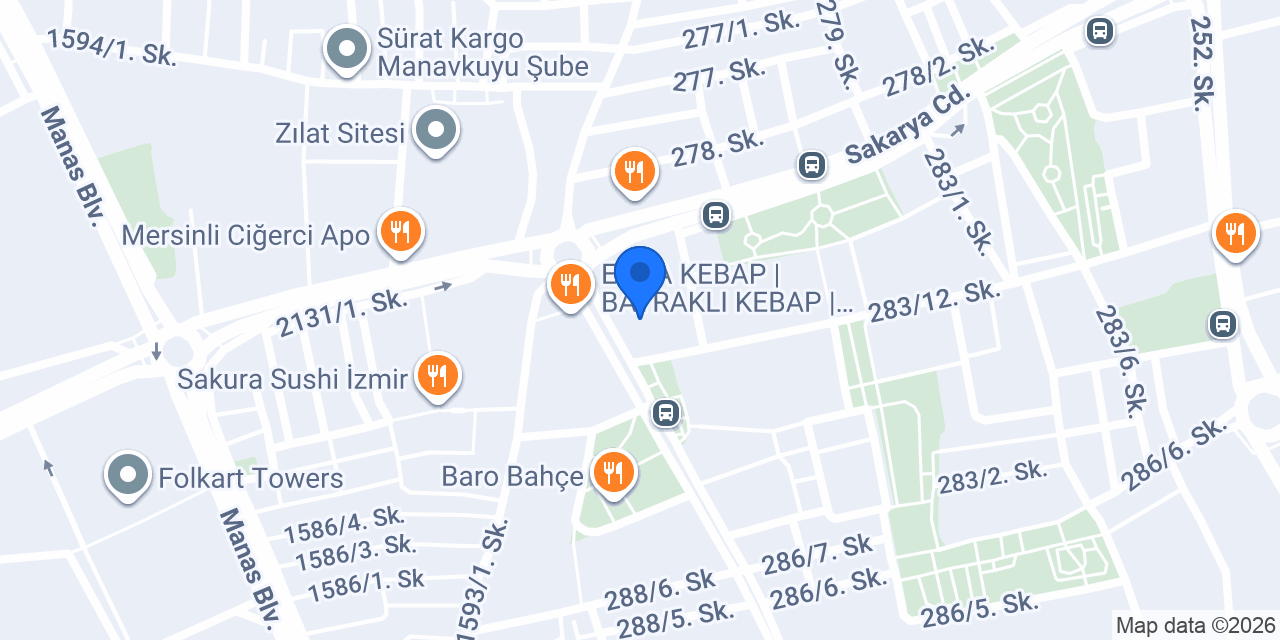 Brainfit Bayraklı konumu