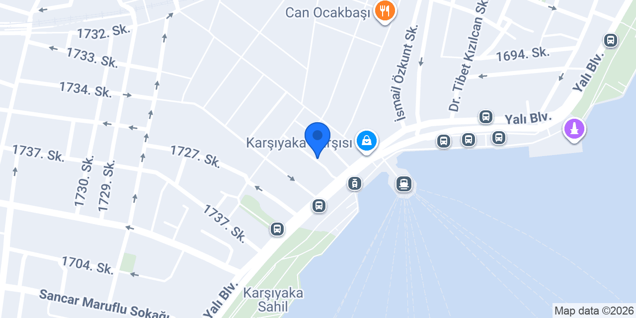 Rad Coffee karşıyaka konumu