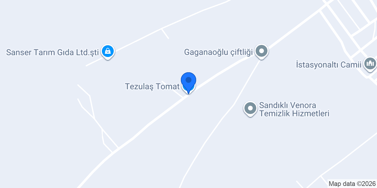 Tezulaş Tomat konumu