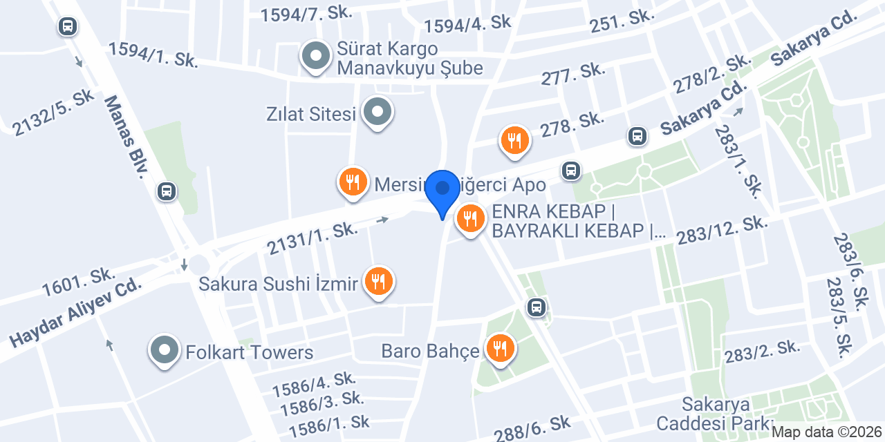 Perla Süpermarket konumu