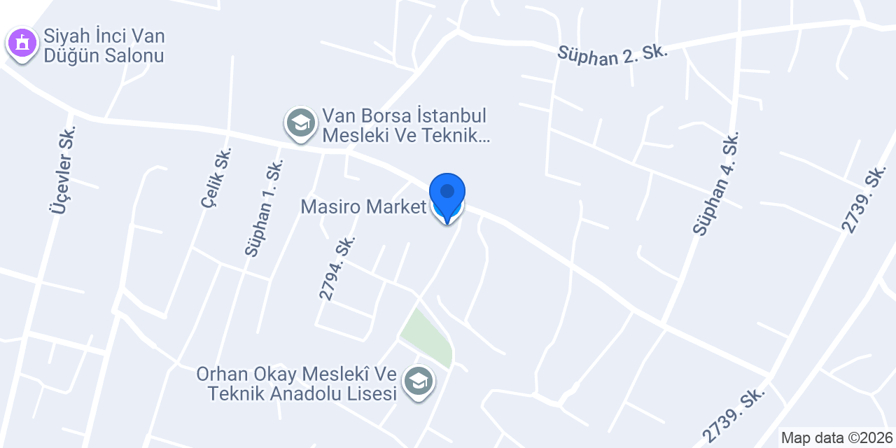 Masiro Market konumu