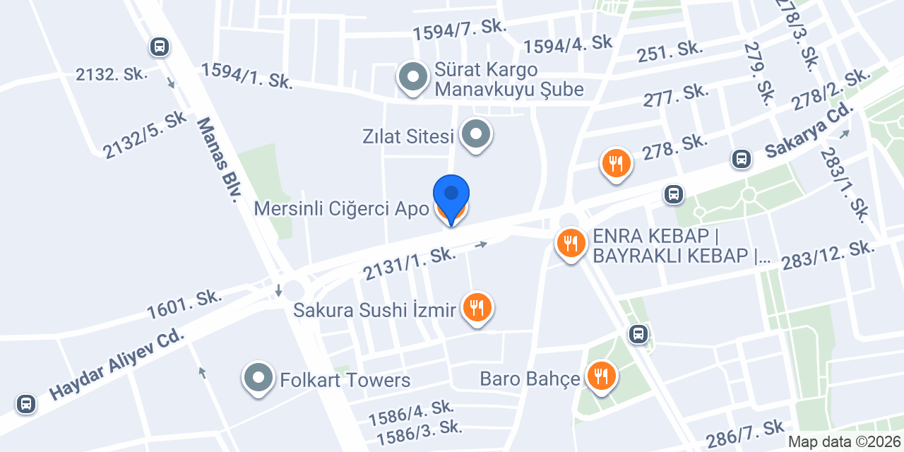 Mersinli Ciğerci Apo konumu