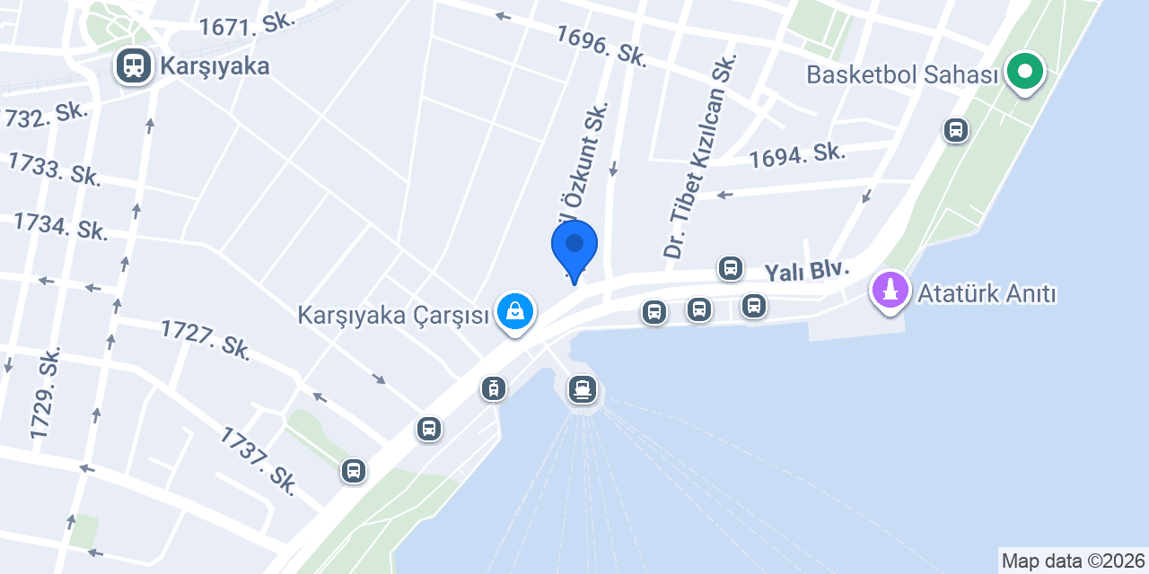 TEB Karşıyaka Şubesi konumu