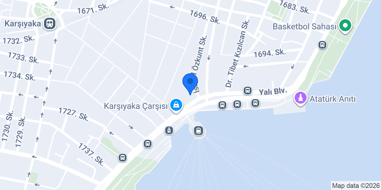 Karşıyaka Yalı Coffy konumu