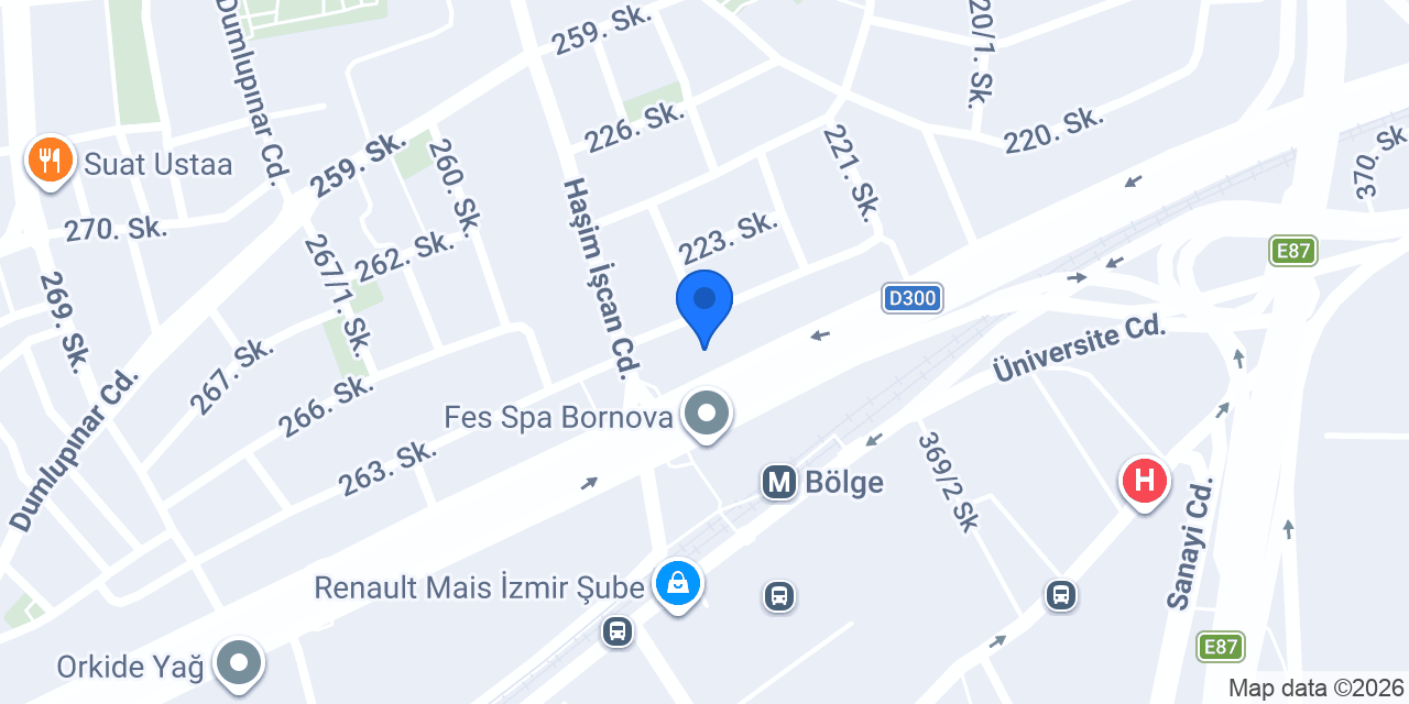 DoraVet Veteriner Kliniği konumu