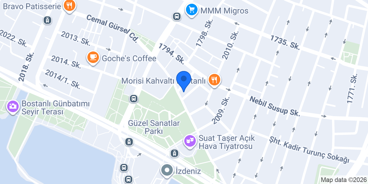 Boston Donuts Bostanlı konumu