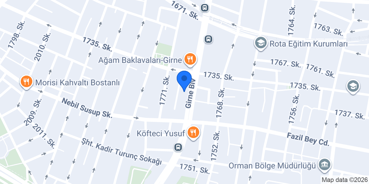 Bostanlı Çiçekçisi konumu