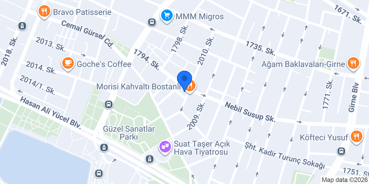 Tosti Bostanlı konumu