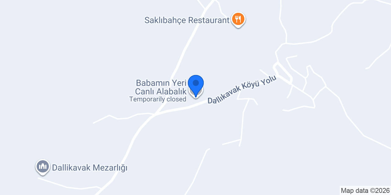 Babamın Yeri Canlı Alabalık konumu