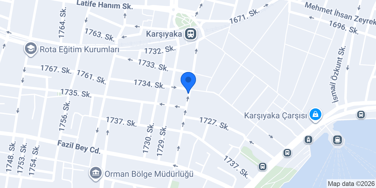 Karşıyaka Optik konumu