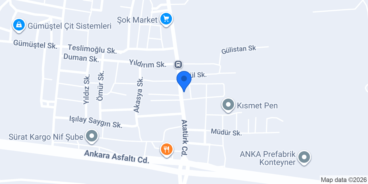 Gökkuşağı Avm konumu
