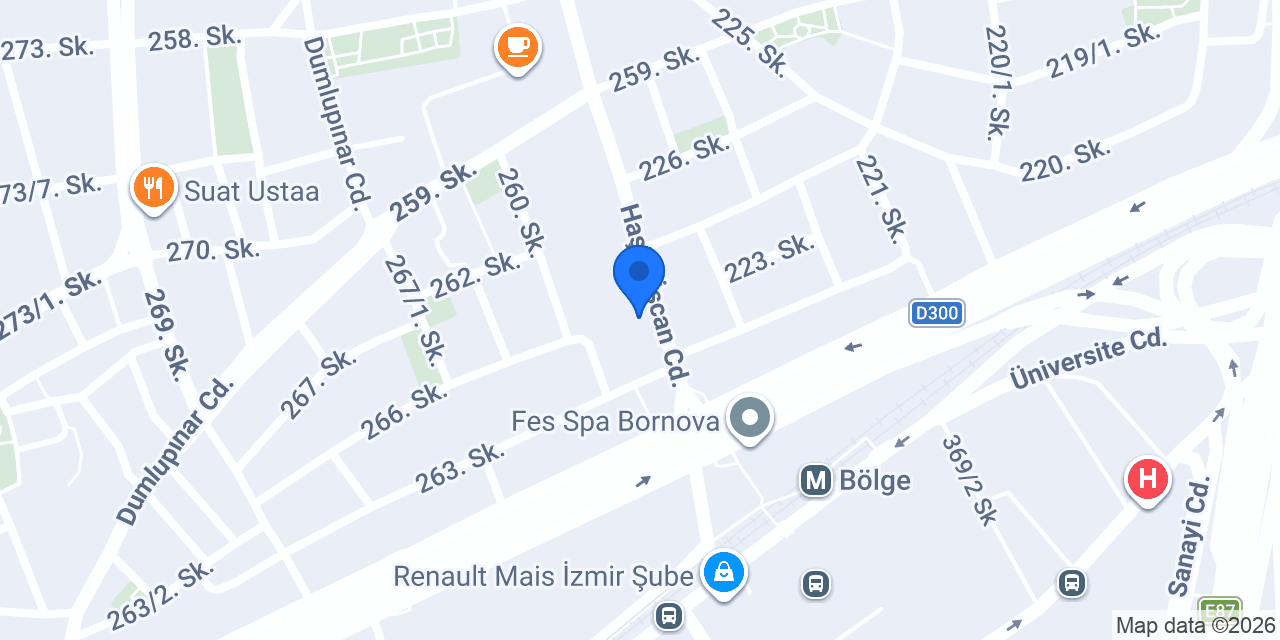 Bornova Optik konumu