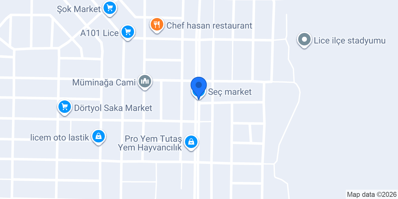 Seç market konumu