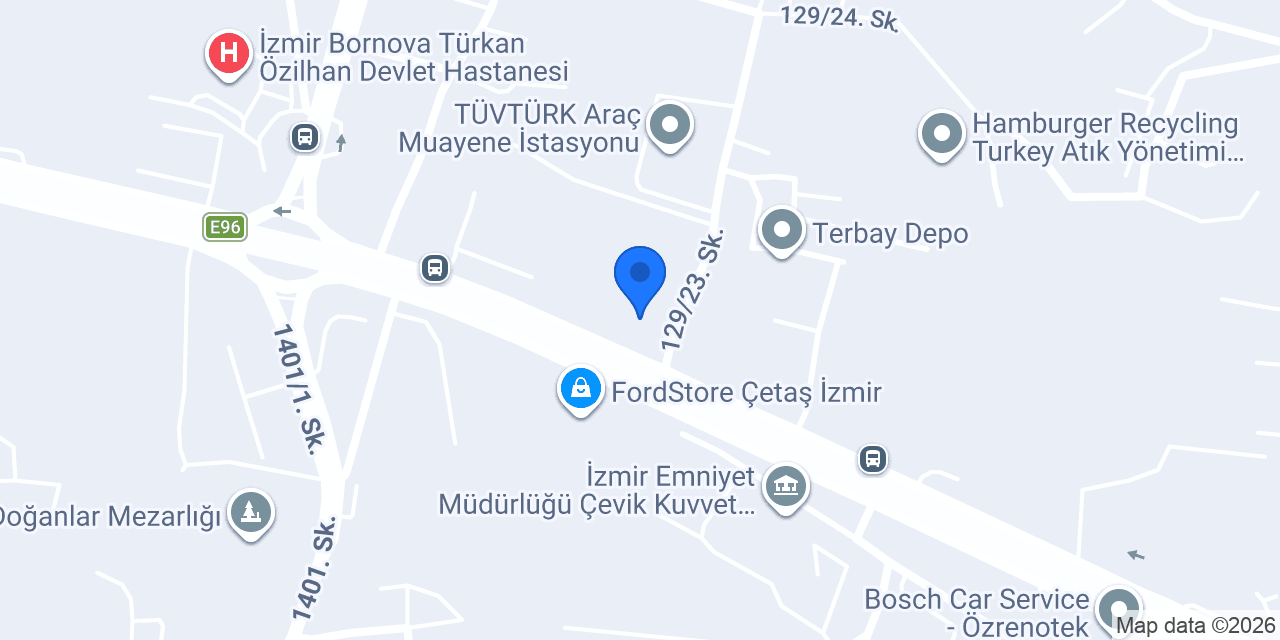 Ecem Otomotiv konumu