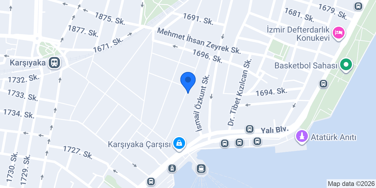 Karşıyaka Sevgi Eczanesi konumu