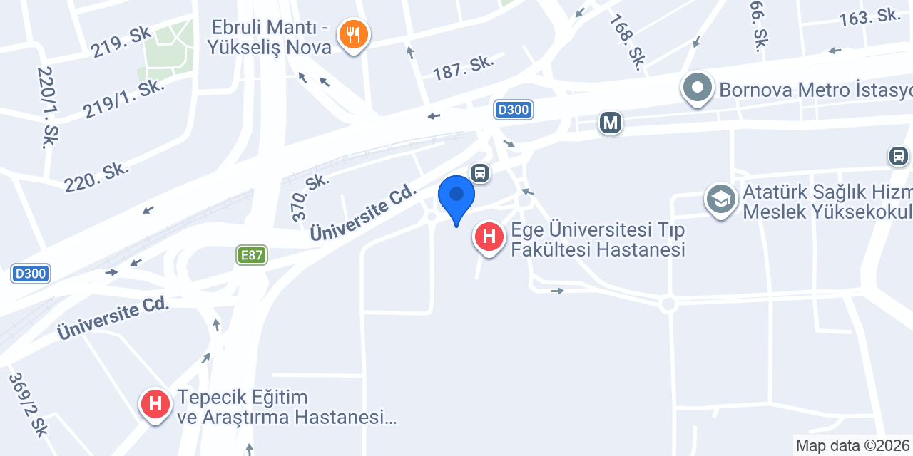 ACİL SERVİS - EGE ÜNİVERSİTESİ HASTANESİ konumu