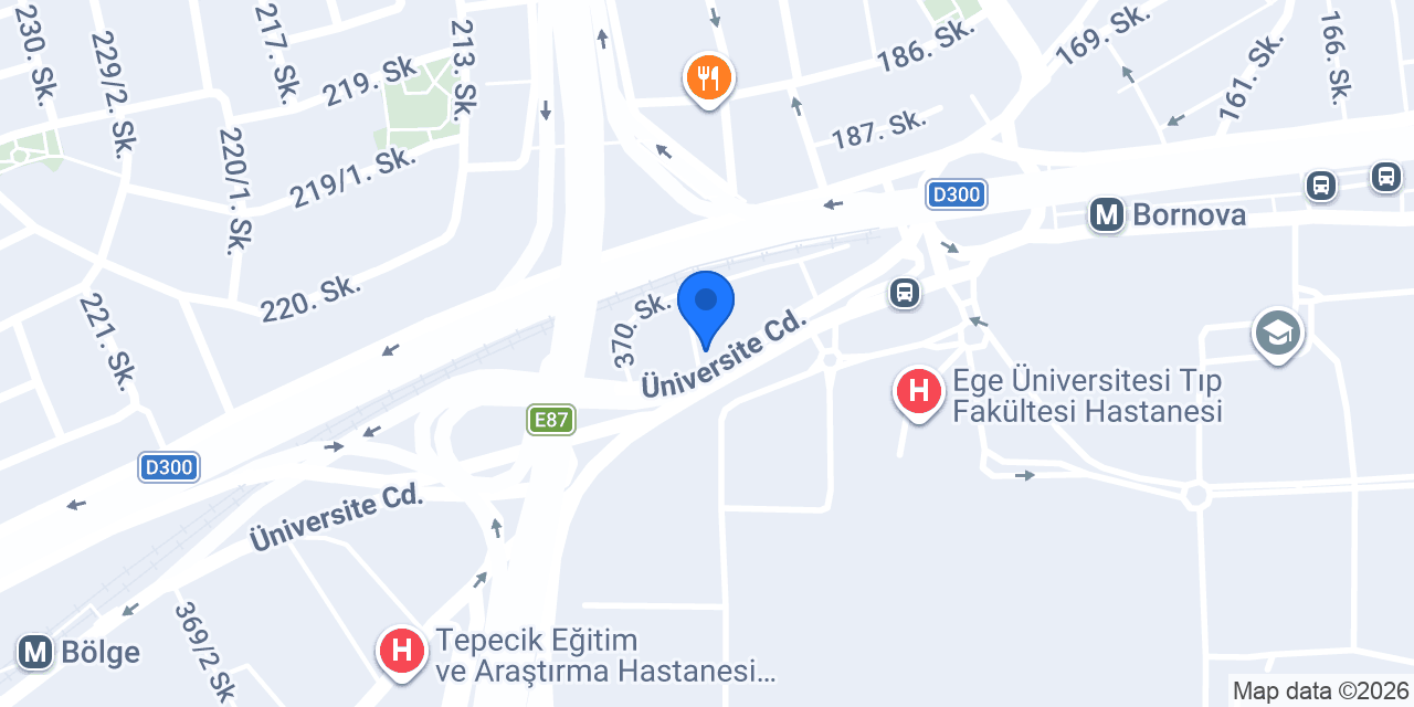 Bornova Ege Eczanesi konumu
