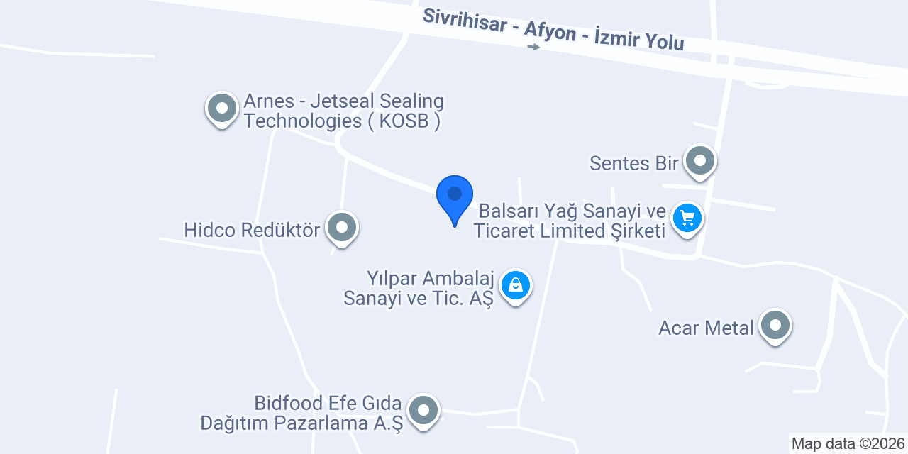 Derya Sulama Malz. San. ve Tic. Ltd. Şti. konumu