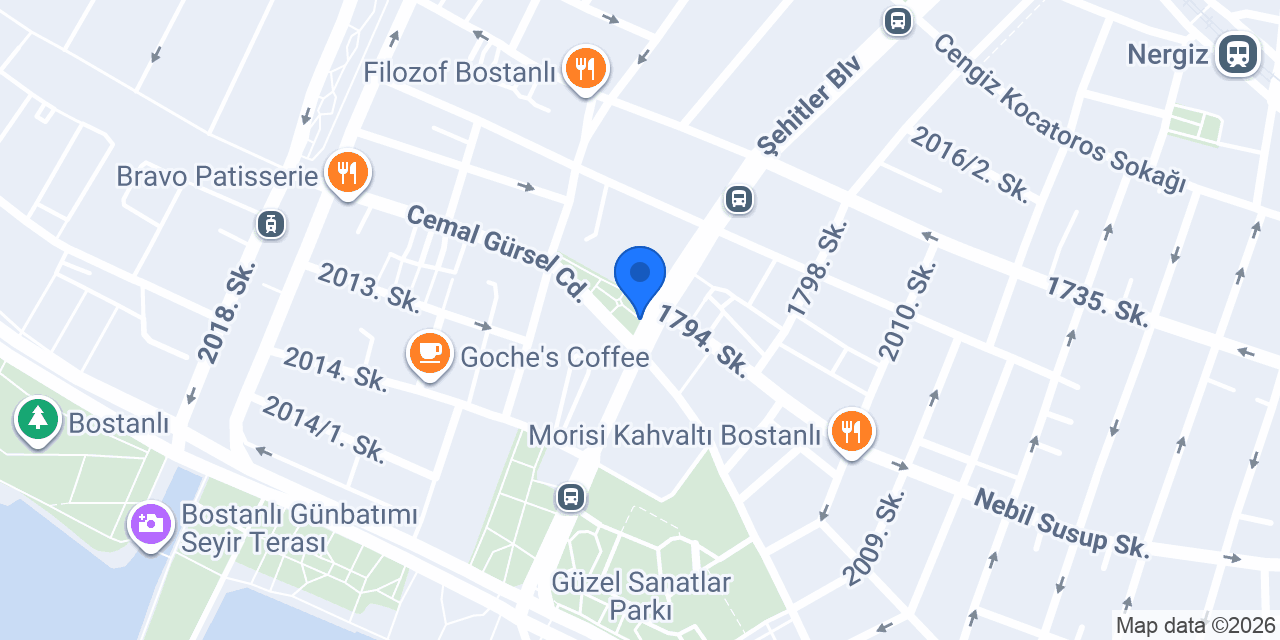 Bostanlı Birlik Taksi konumu