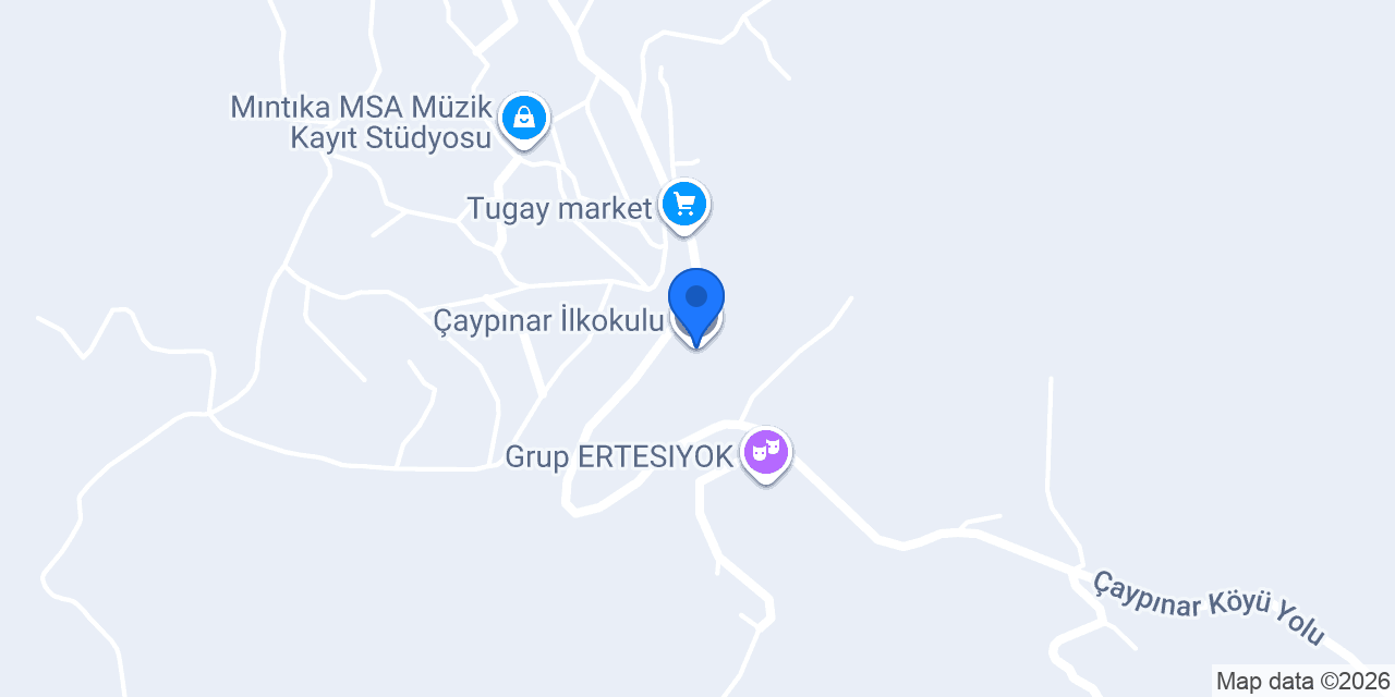 Çaypınar İlkokulu konumu