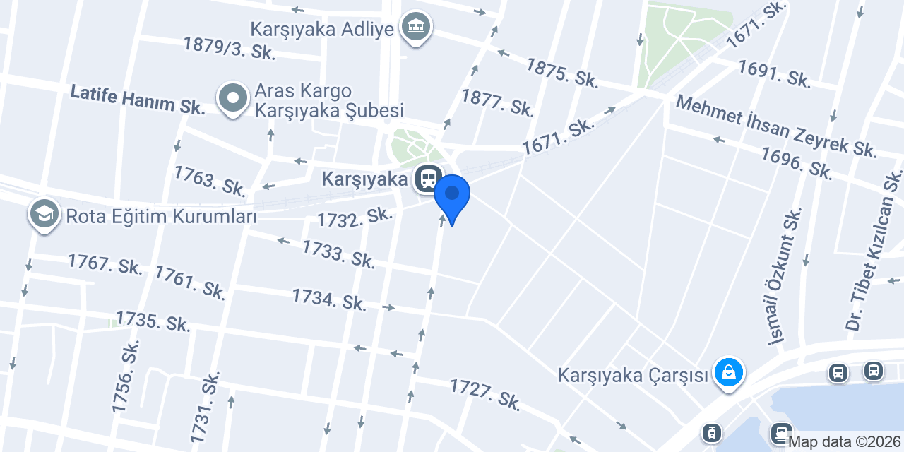 Sema Sürücü Kursu konumu