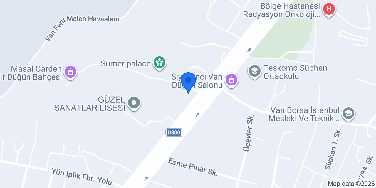 Van Eczanesi konumu