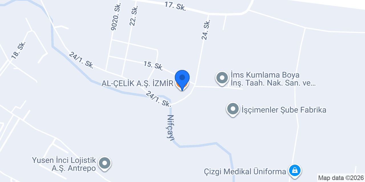 AL-ÇELİK A.Ş. İZMİR konumu
