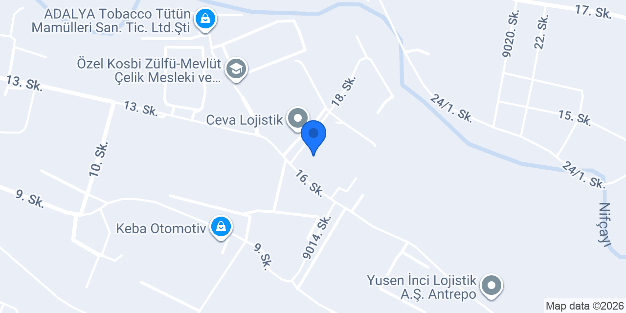 Mapar Makina konumu