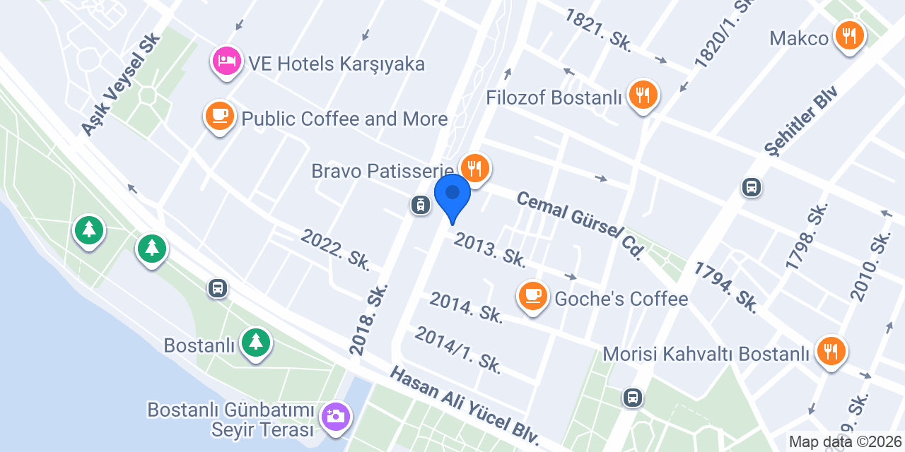 Molly Malone's Bostanlı konumu