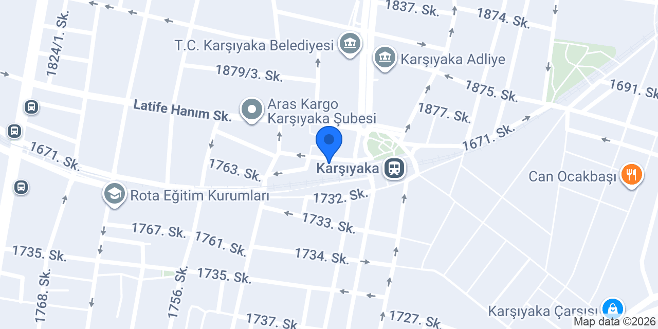 Beştaş Hukuk Bürosu konumu