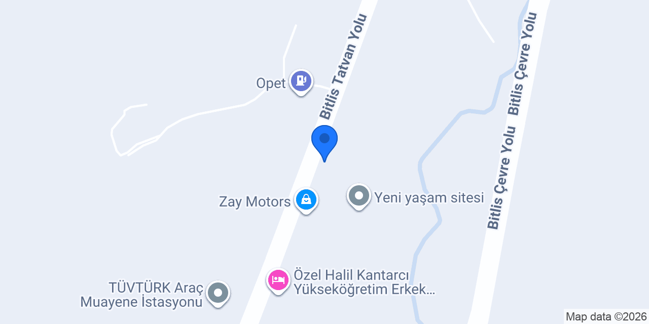 BİTLİS ARDA ÖZEL GÜVENLİK KORUMA VE EĞİTİM MERKEZİ konumu