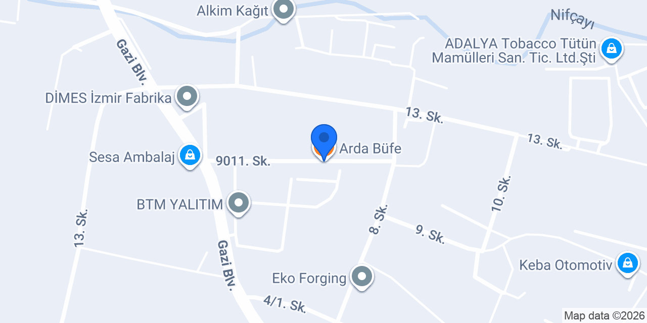 Arda Büfe konumu