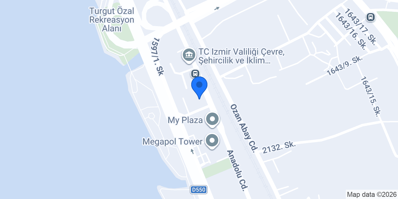 İzmir Defterdarlığı konumu