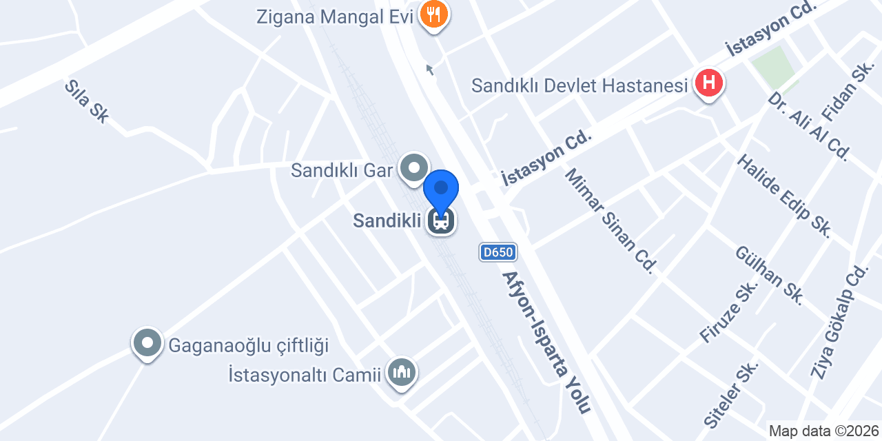 Sandikli konumu