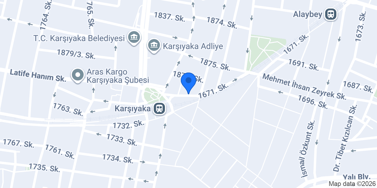 Panino Pizza - Karşıyaka konumu