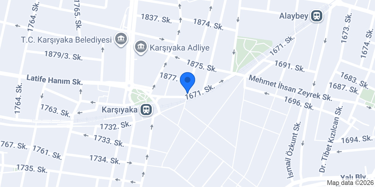 Alibey Hamamı konumu